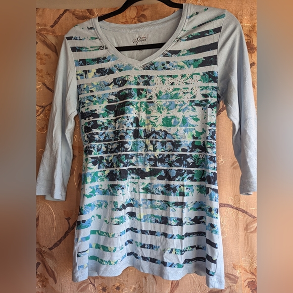 Style & Co Rhinestone top - Picture 3 of 3